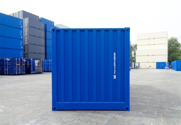 Contenedor de envío de 20′ con apertura lateral IICL6, 602 512-8 Azul
