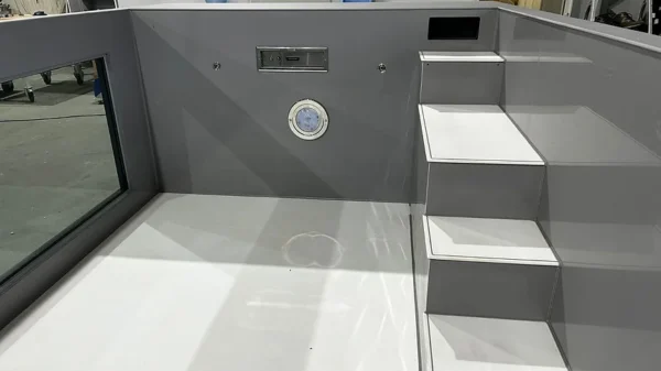 4-38 Piscina de polipropileno de 6.5m x 2.5m con una ventana de 4m