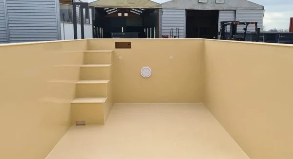 5-14 Contenedor de piscina de polipropileno 6,5 x 2,6m