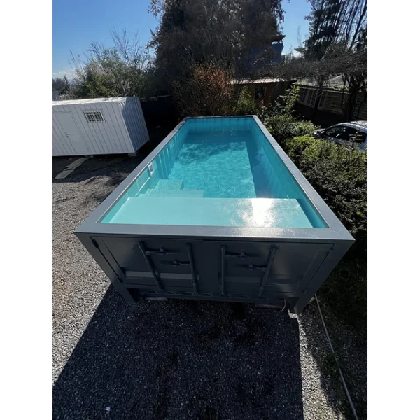 Piscina de contenedores de 20 pies