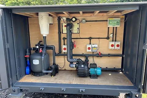 JET DE NATACIÓN DE PISCINA DE CONTENEDORES DE 20 PIES